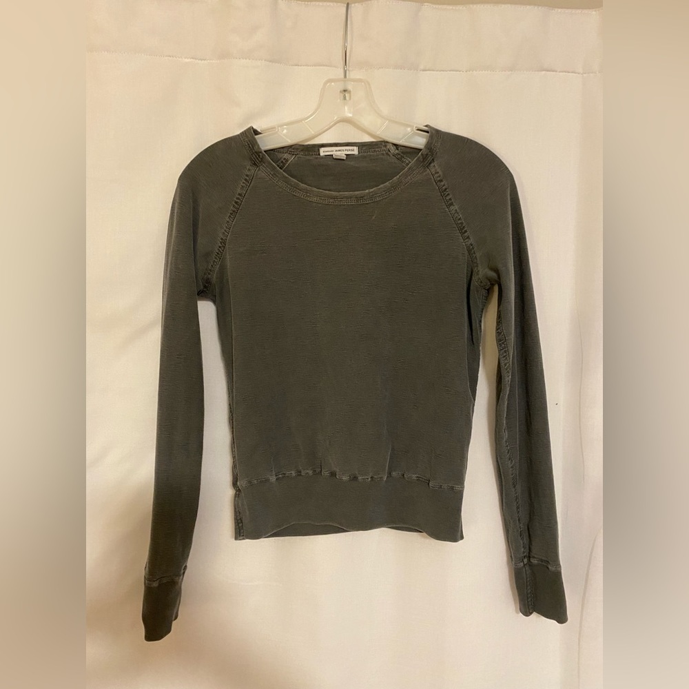 James Perse charcoal sweatshirt